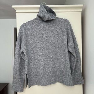 J. Crew turtleneck sweater, boxy S, alpaca wool